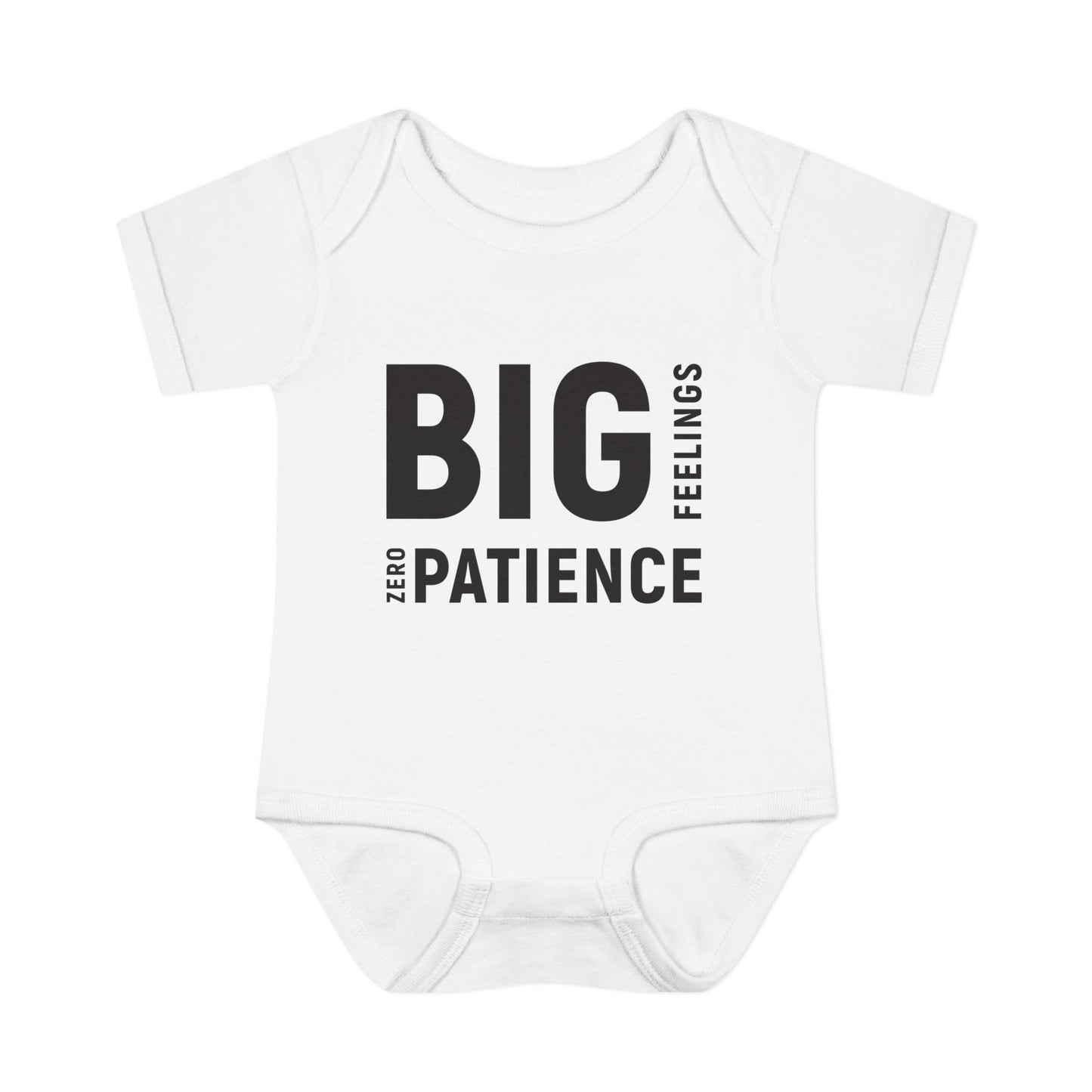 Big Feelings Zero Patience Baby Bodysuit