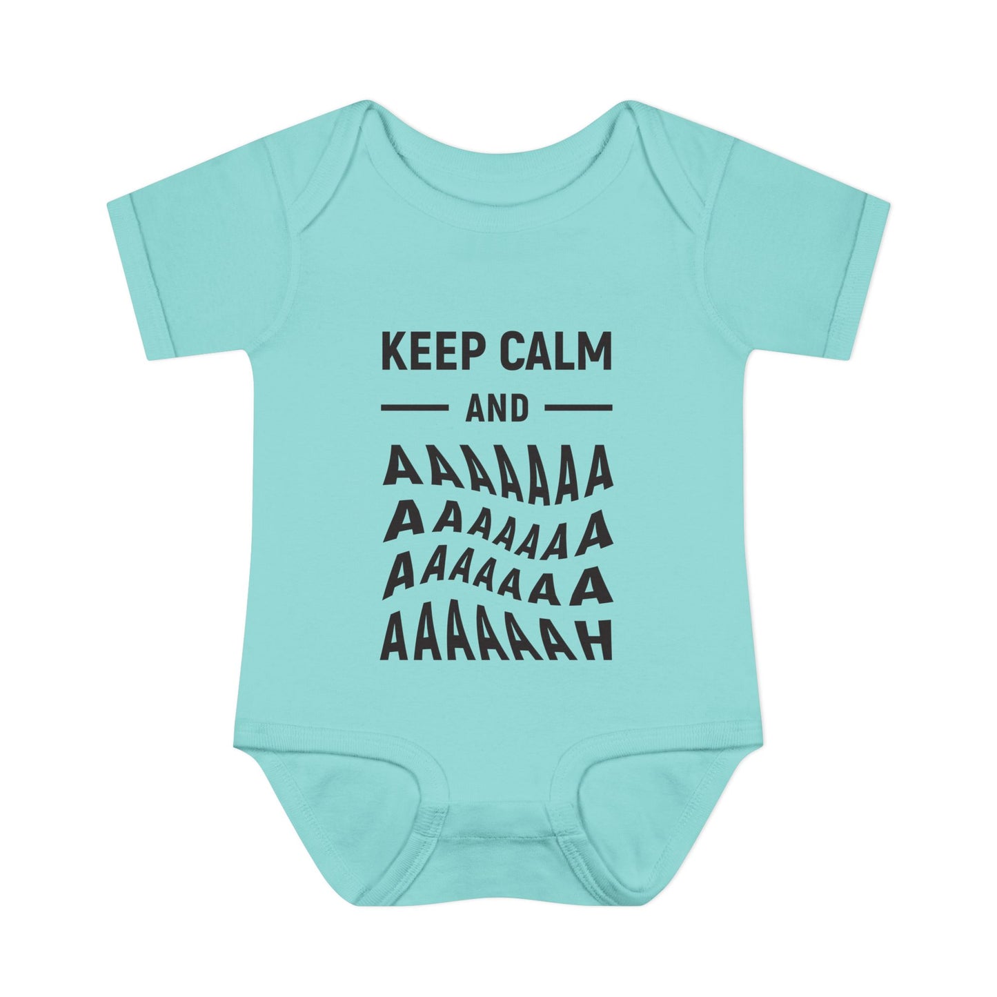 Keep Calm and Aaa... Baby Bodysuit