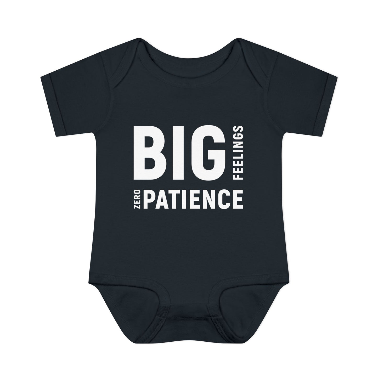 Big Feelings Zero Patience Baby Bodysuit
