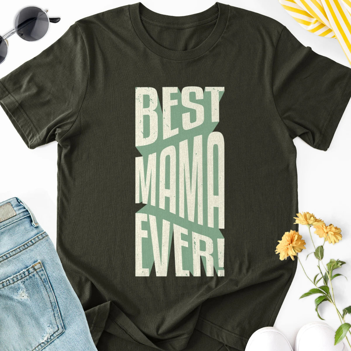 Best Mama Ever Adult Tee
