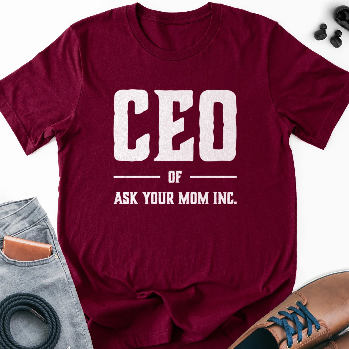 CEO of Ask Your Mom Inc. Adult Tee