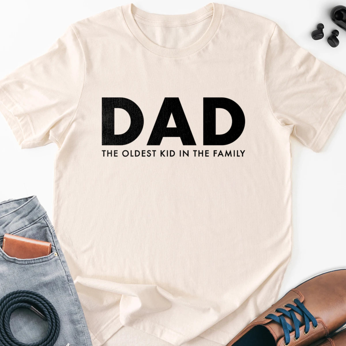 DAD - The Oldest Kid in the Family Adult Tee