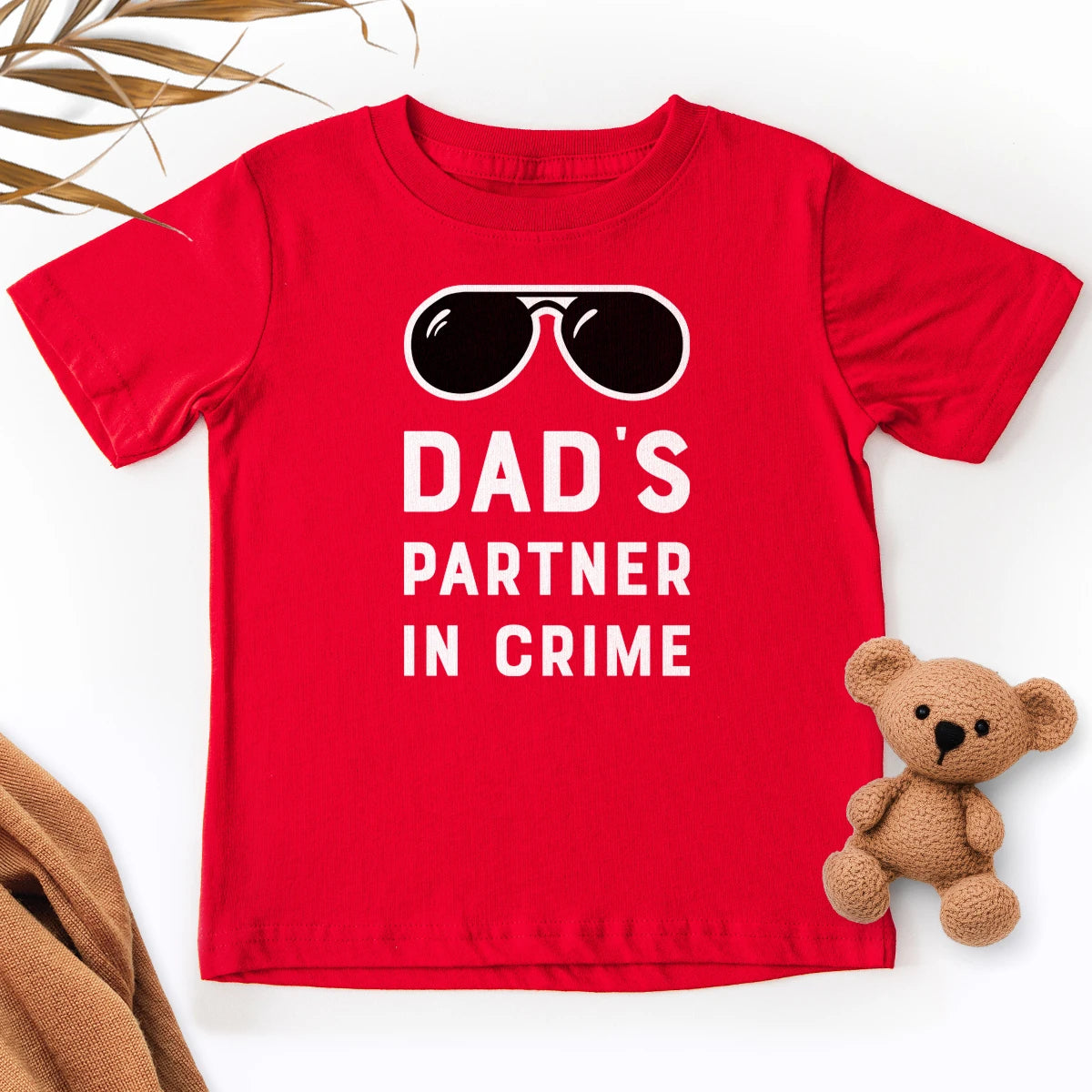 Dad's Partner In Crime Kids Tee