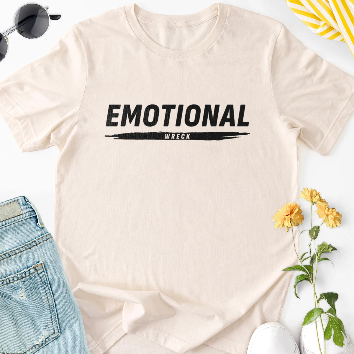 Emotional Wreck Adult Tee