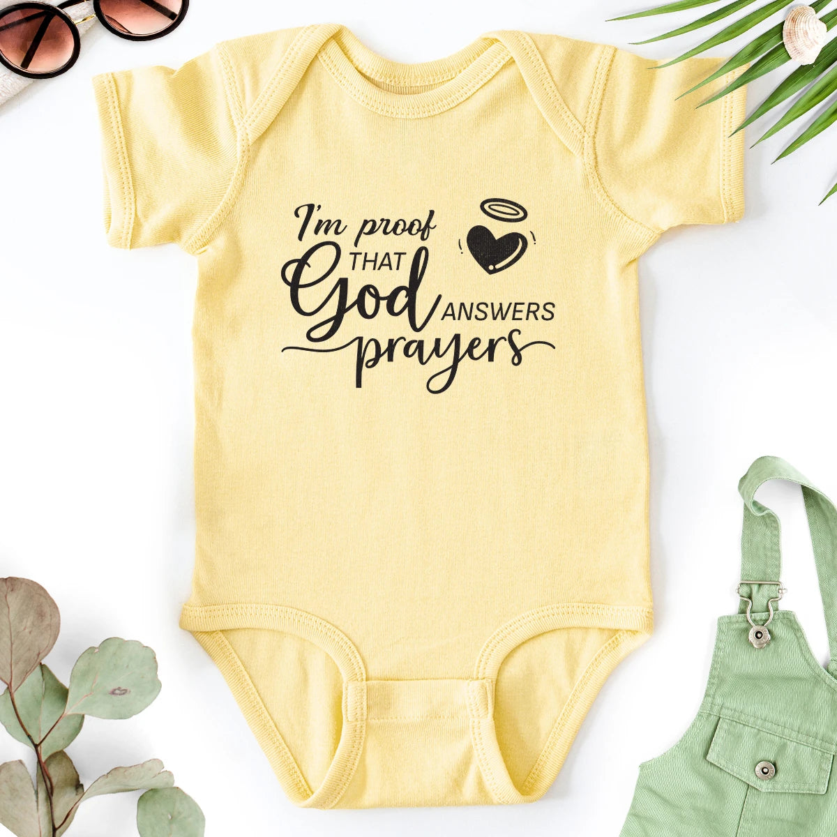 I'm Proof That God Answers Prayers Baby Bodysuit