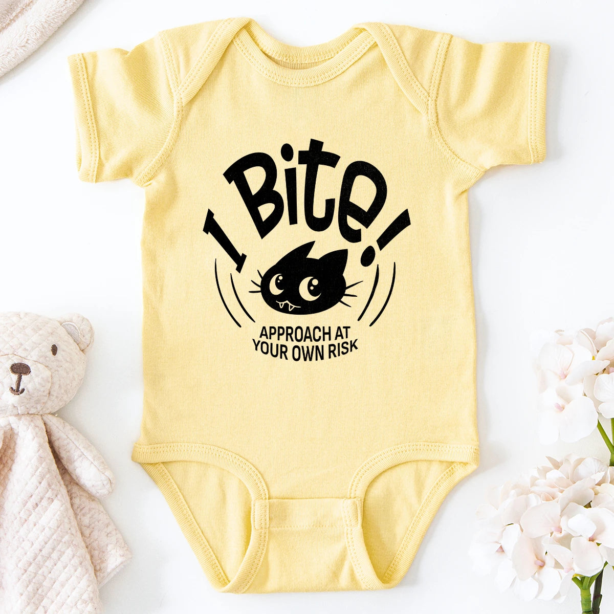 I Bite Baby Bodysuit