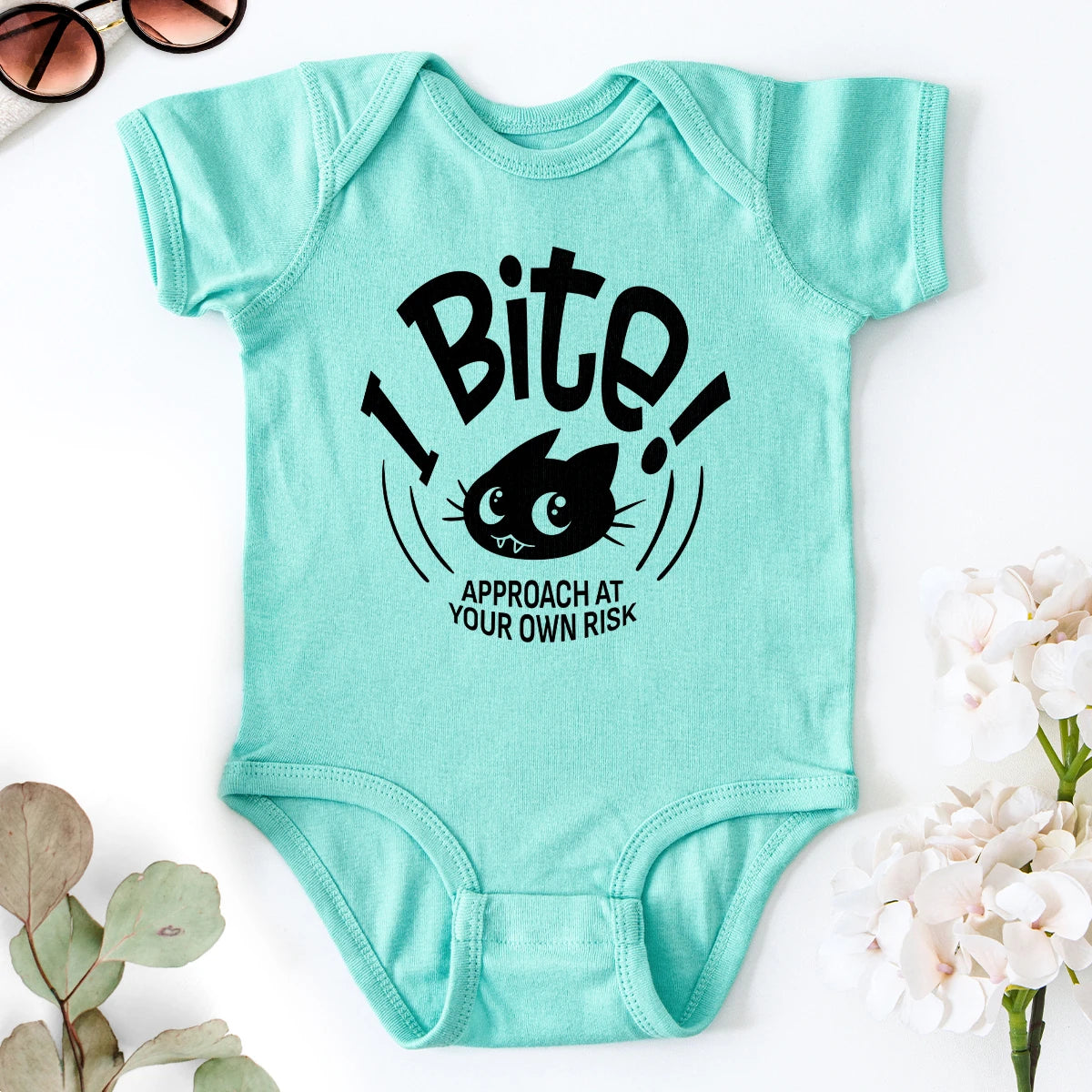 I Bite Baby Bodysuit