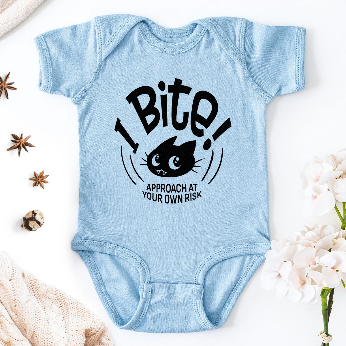 I Bite Baby Bodysuit
