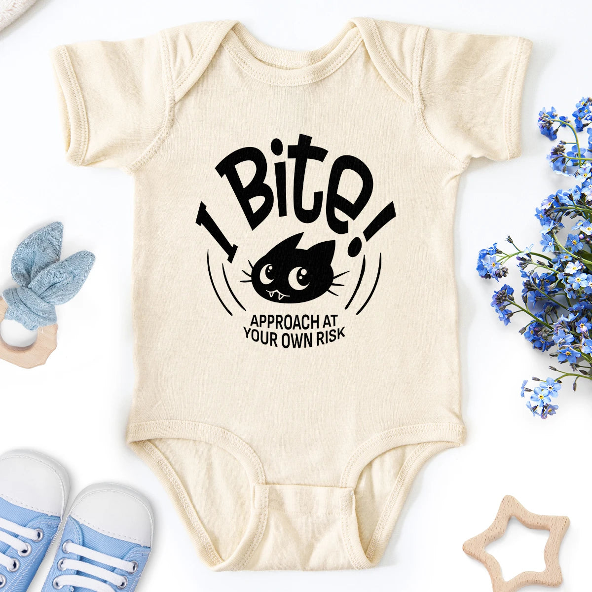 I Bite Baby Bodysuit