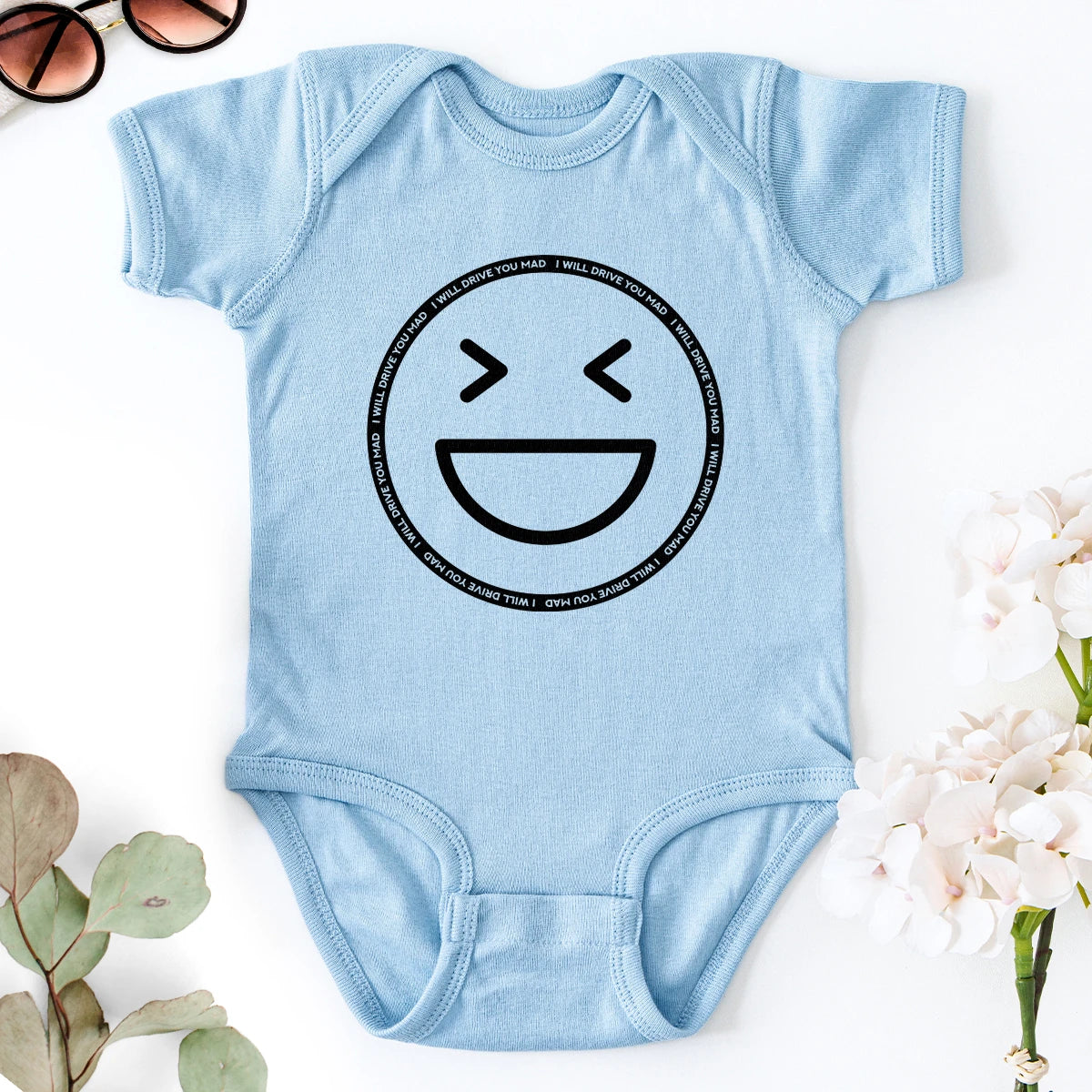 I Will Drive You Mad Baby Bodysuit