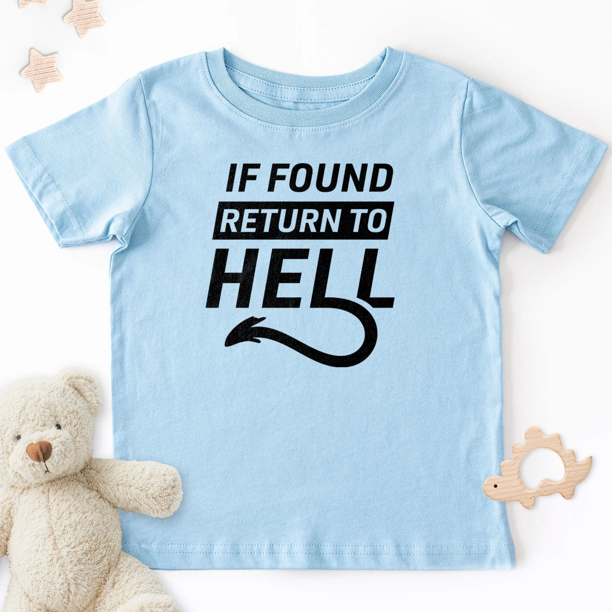 If Found Return to Hell Kids Tee