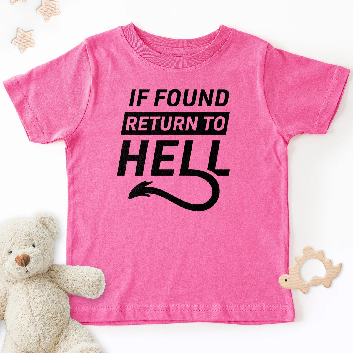If Found Return to Hell Kids Tee