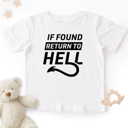 If Found Return to Hell Kids Tee
