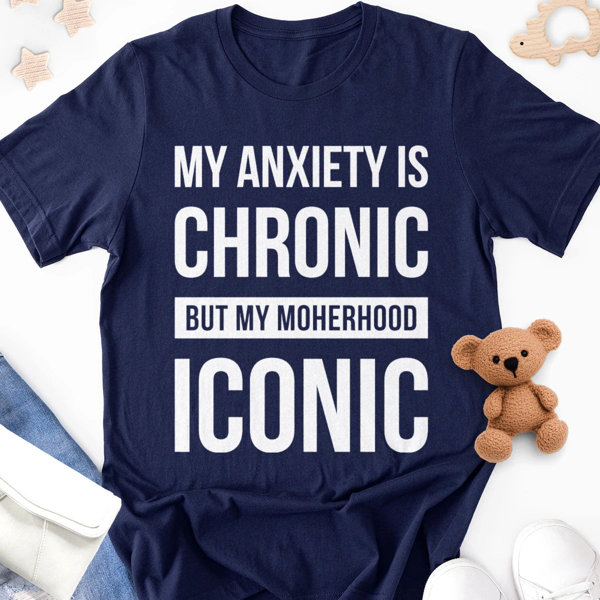 My Anxiety Is Chronic Adult Tee