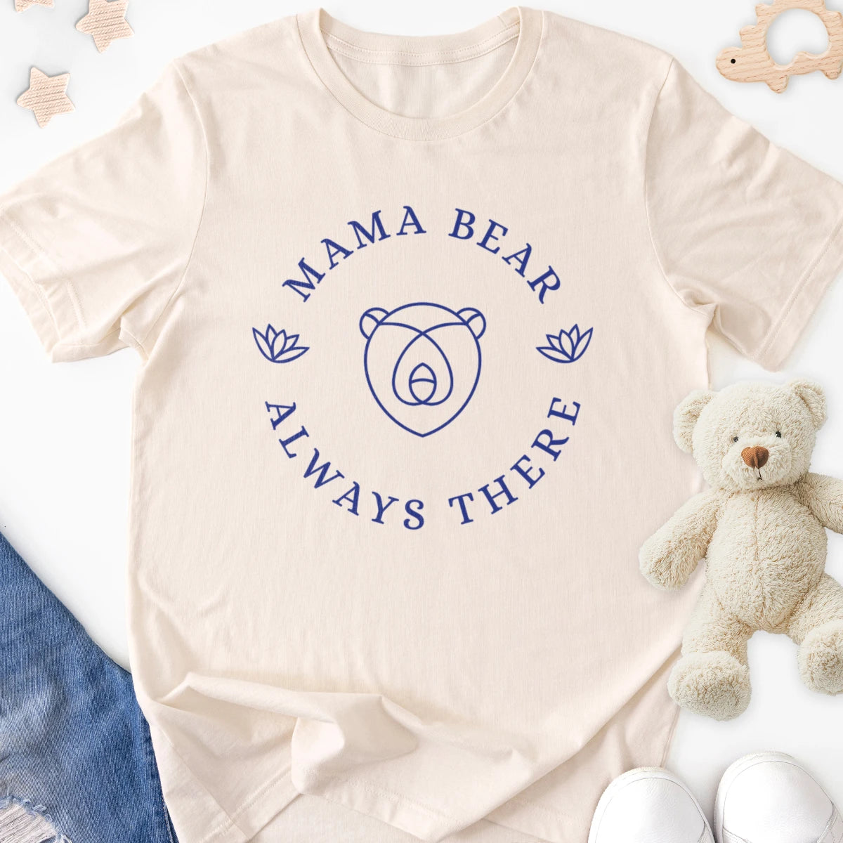 Mama Bear Always There Adult Tee
