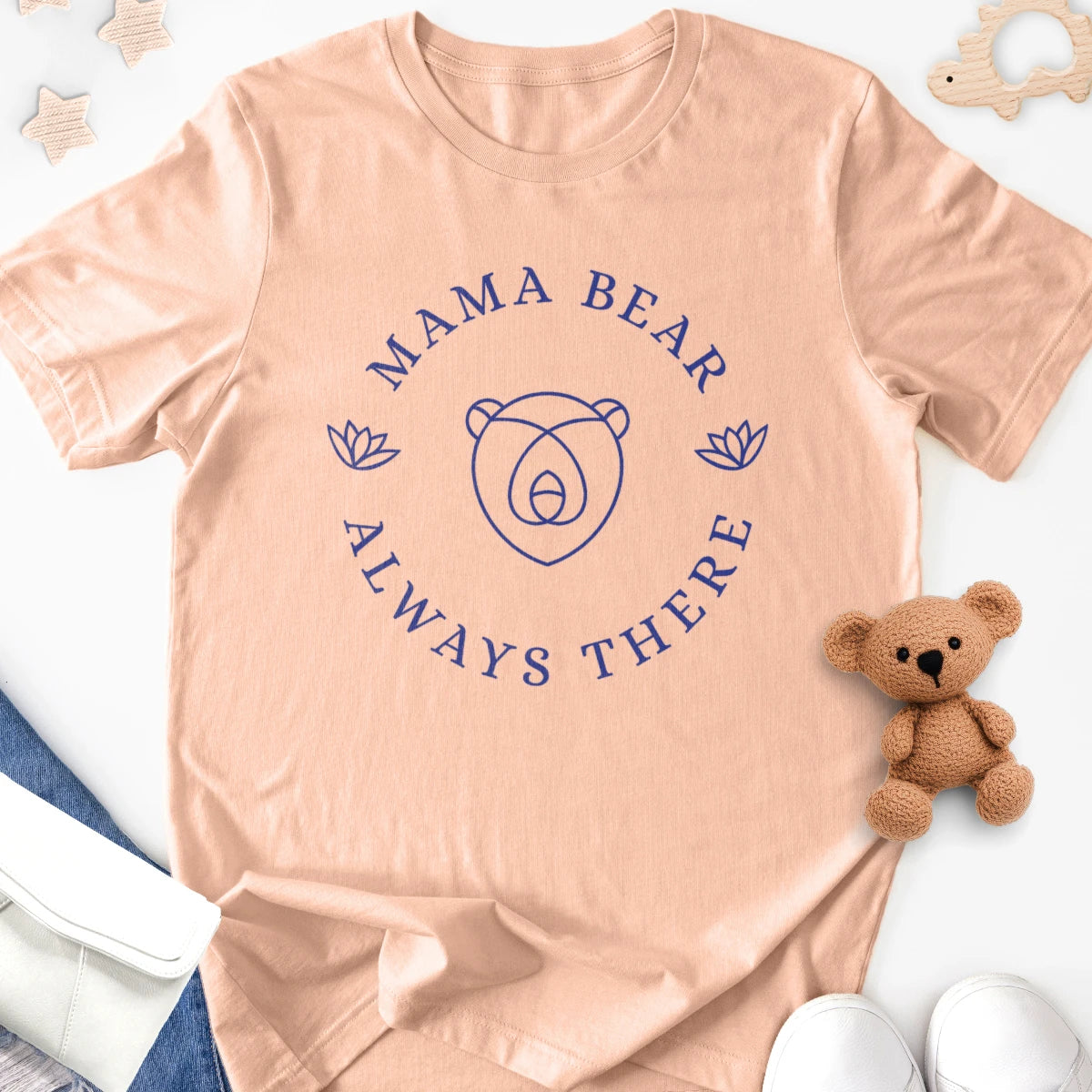 Mama Bear Always There Adult Tee