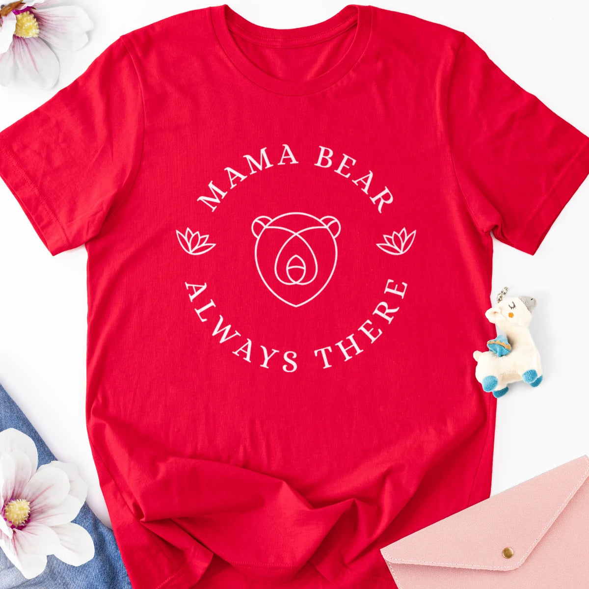 Mama Bear Always There Adult Tee