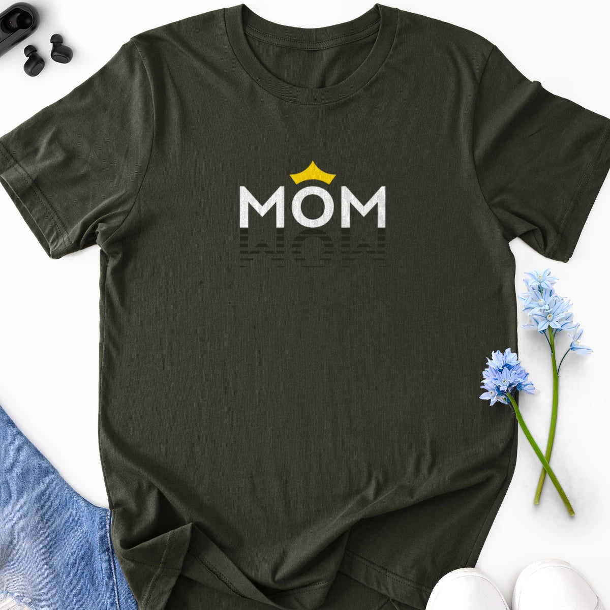 Mom Crown Adult Tee