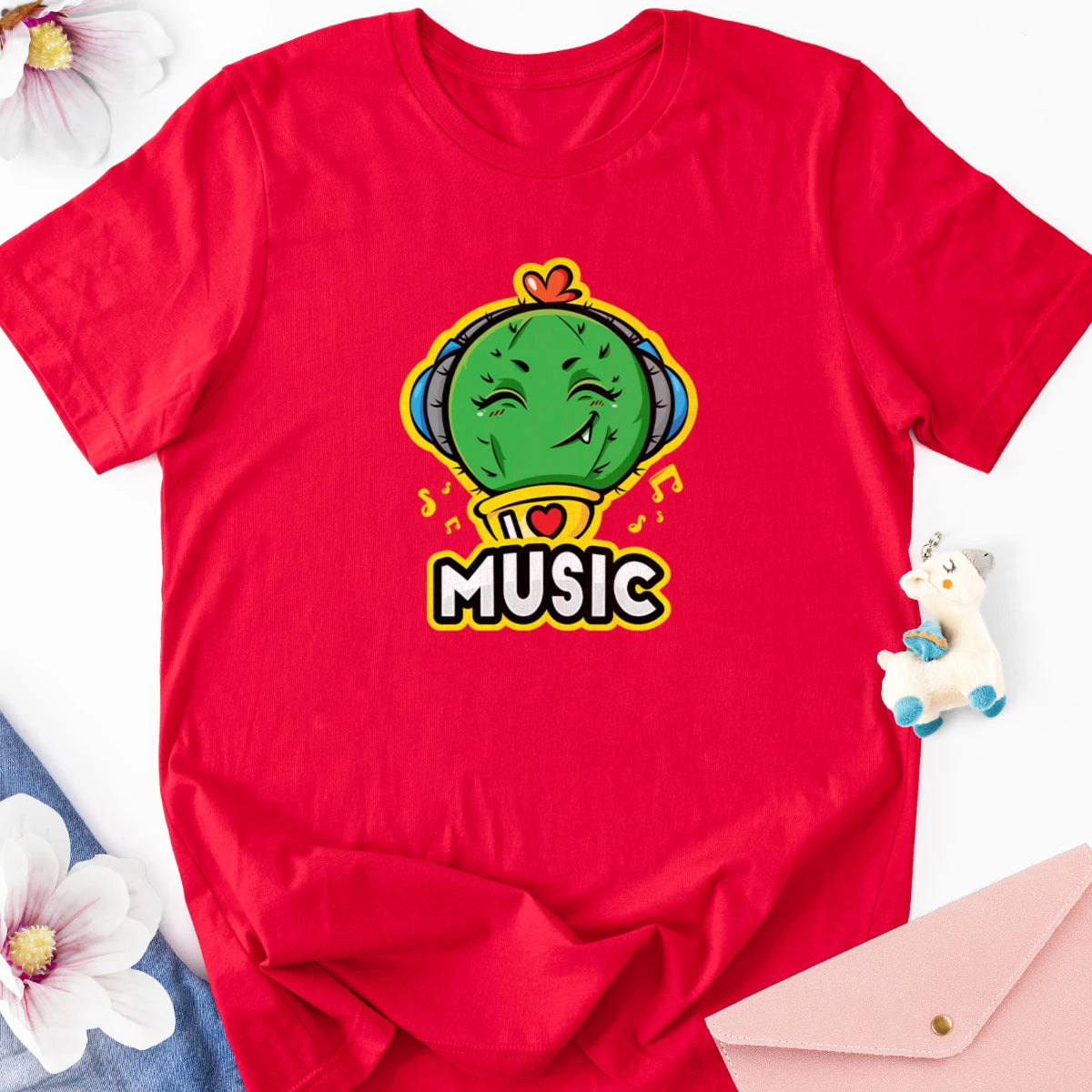 Musical Cactus Adult Tee
