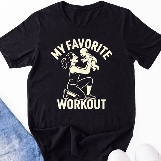 My Favorite Workout Adult Tee