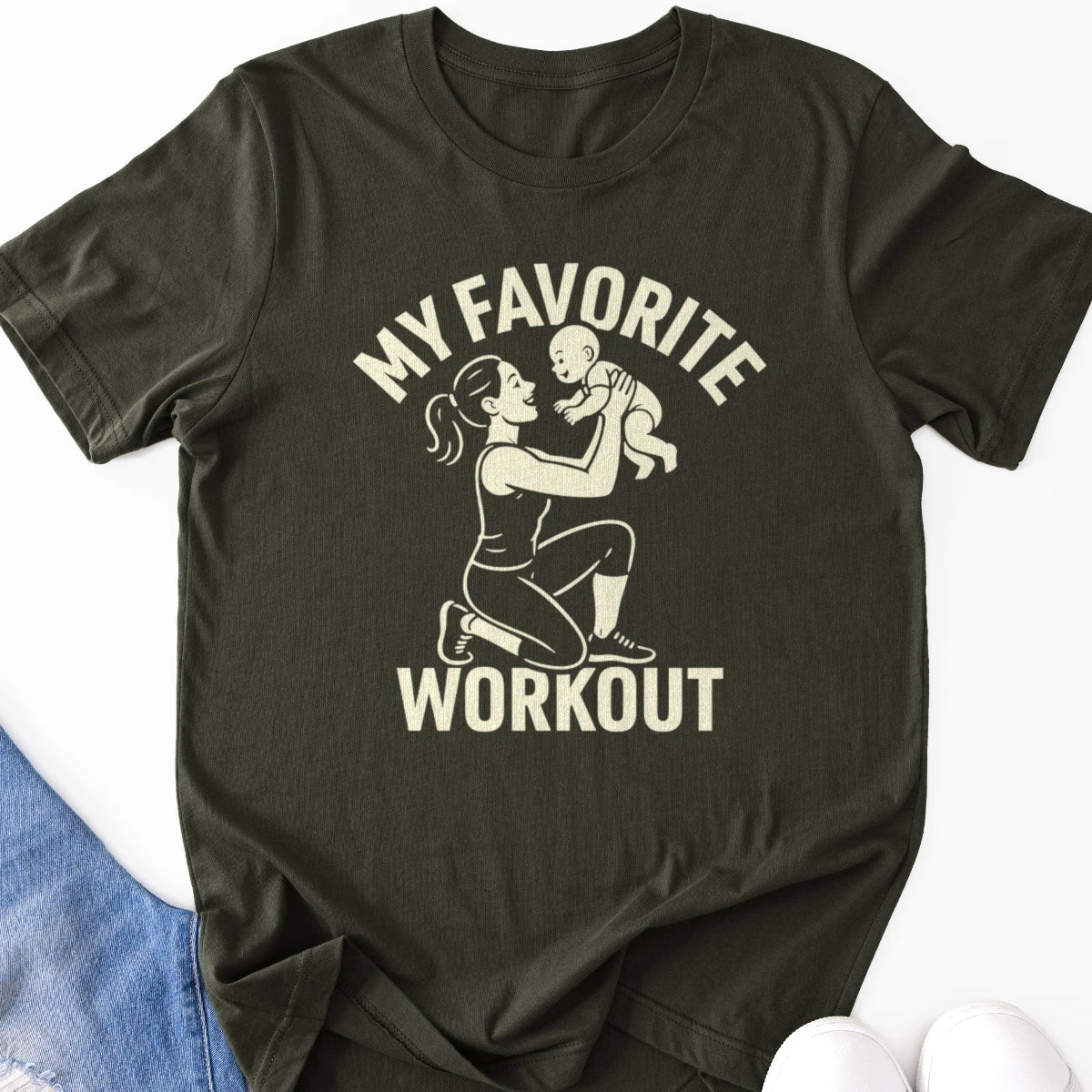 My Favorite Workout Adult Tee