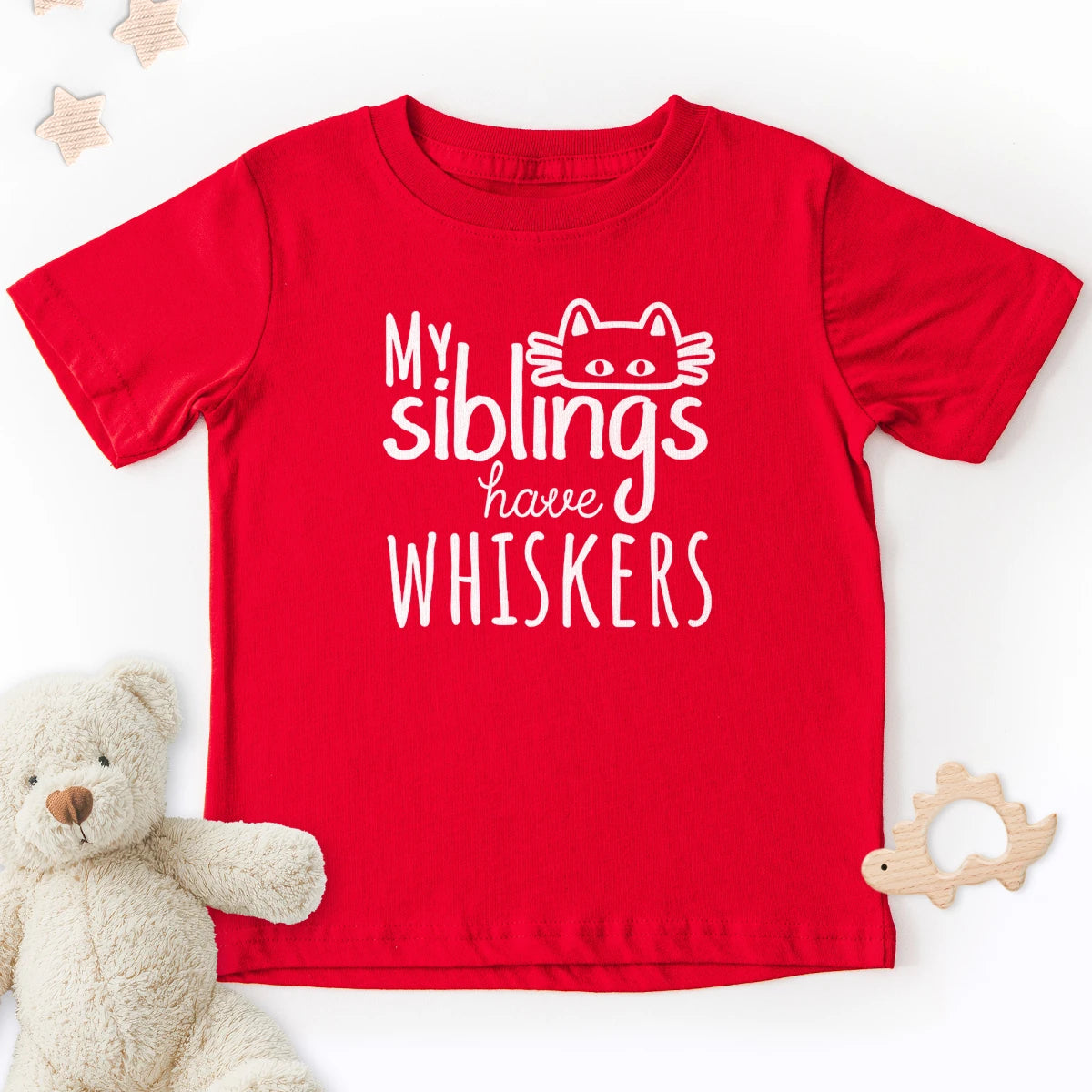 My Siblings Have Whiskers Kids Tee