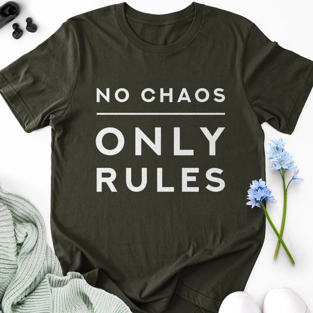 No Chaos - Only Rules Adult Tee
