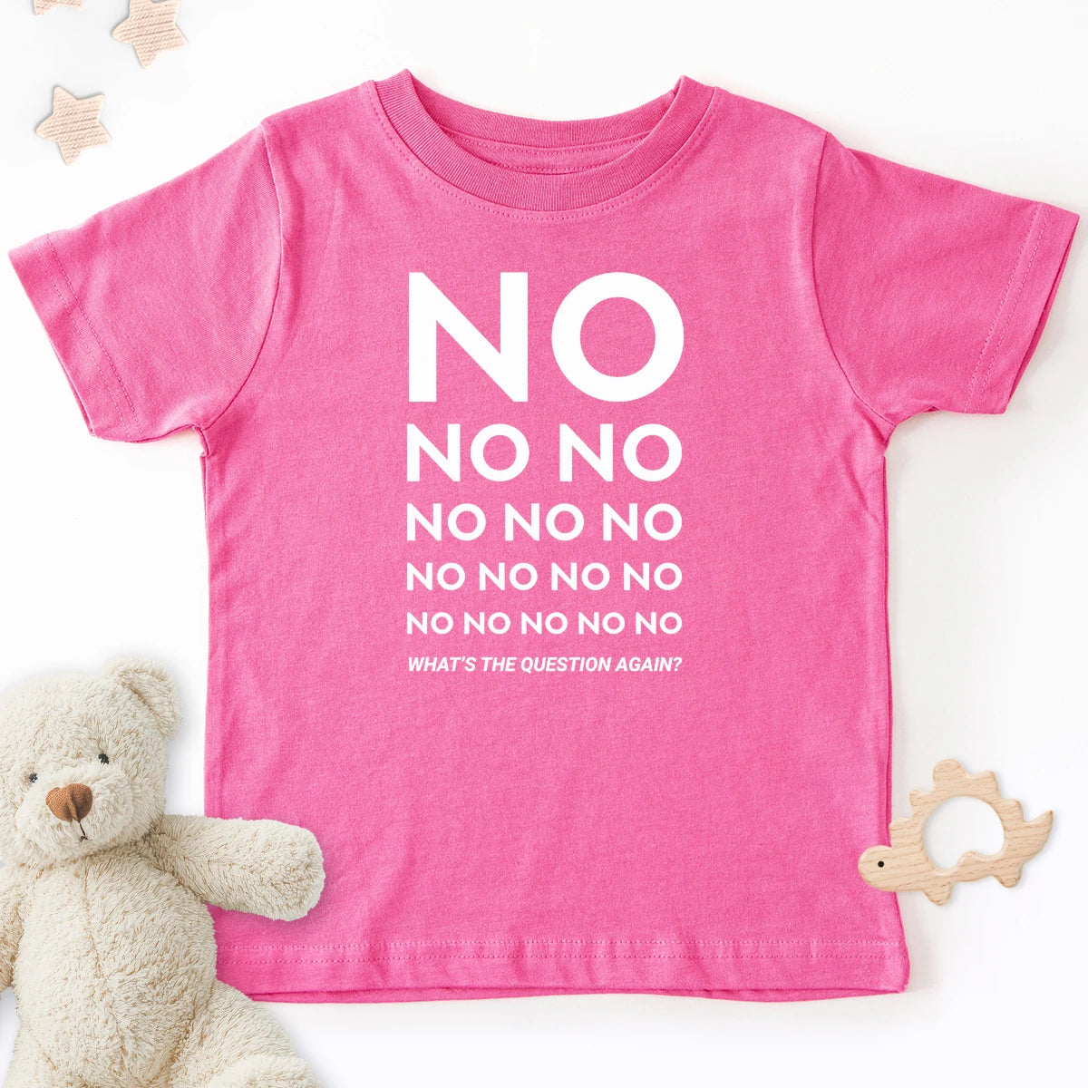 No No No... What's The Question Again? Kids Tee