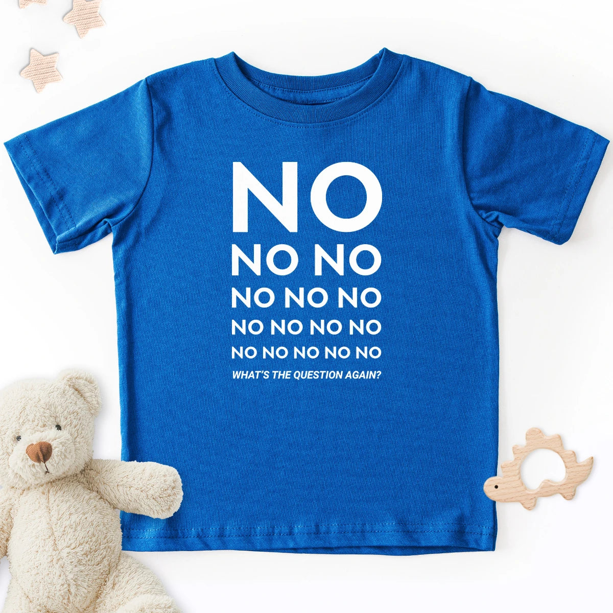 No No No... What's The Question Again? Kids Tee
