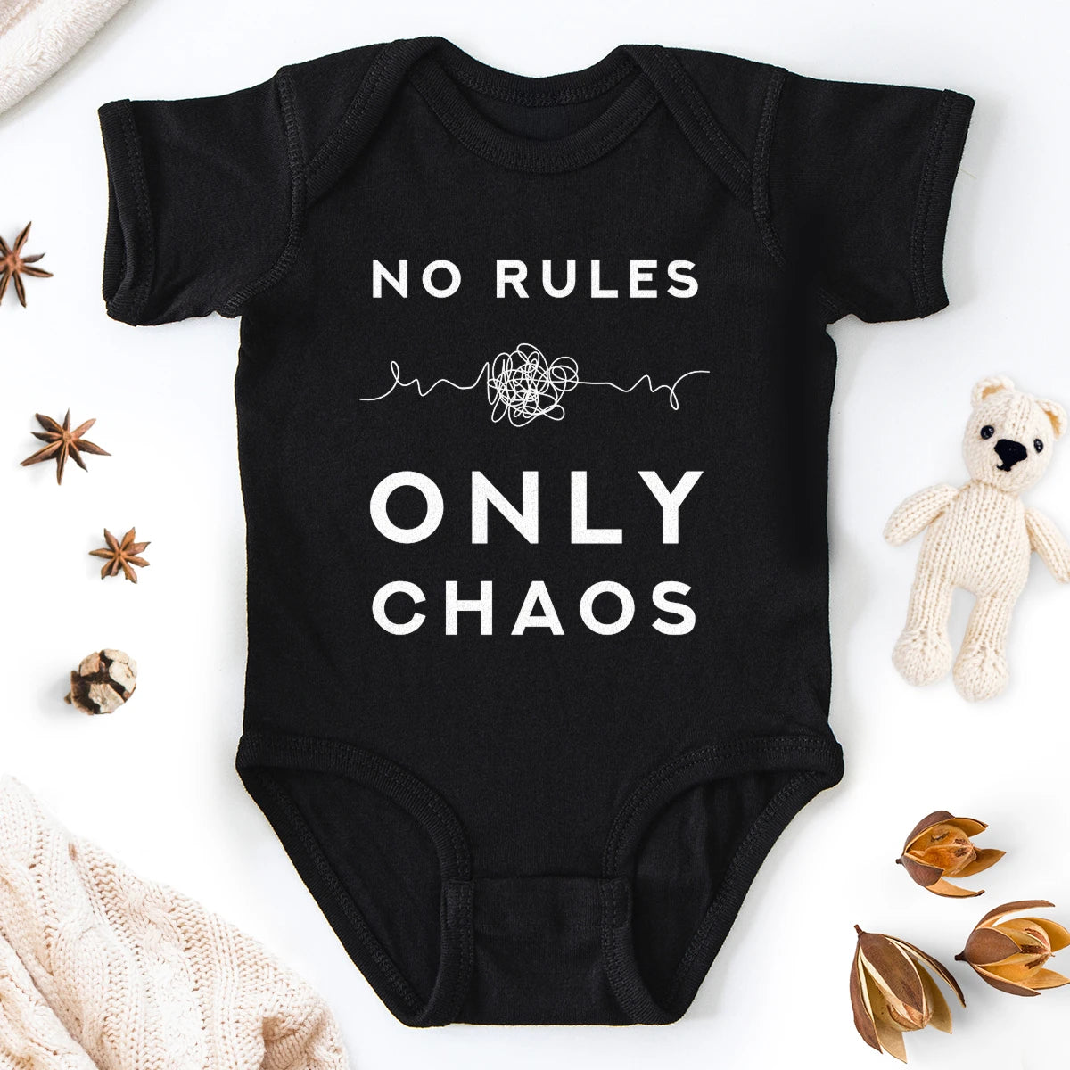 No Rules - Only Chaos Baby Bodysuit