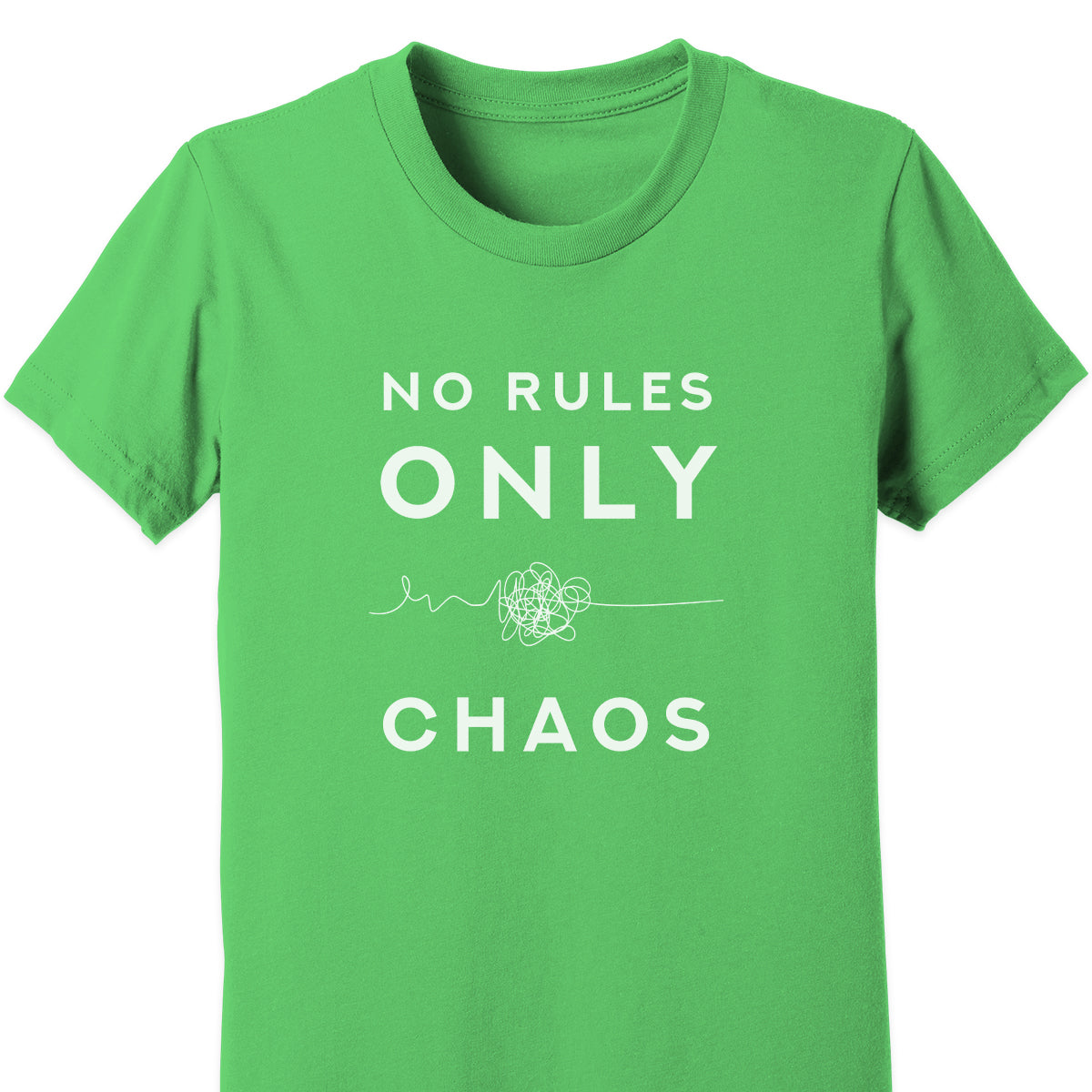 No Rules Only Chaos Kids Tee