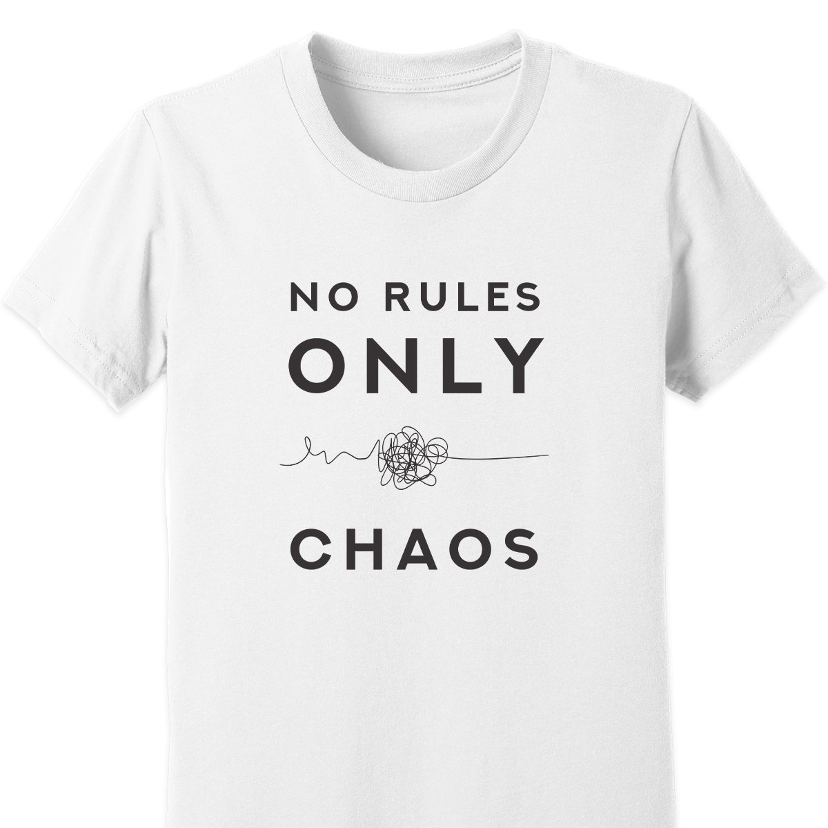 No Rules Only Chaos Kids Tee