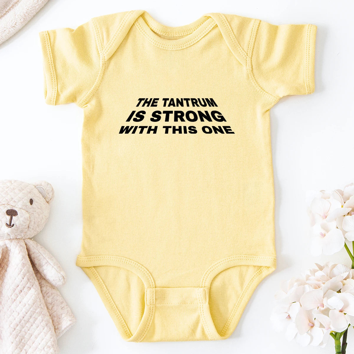 The Tantrum Is Strong With This One Baby Bodysuit