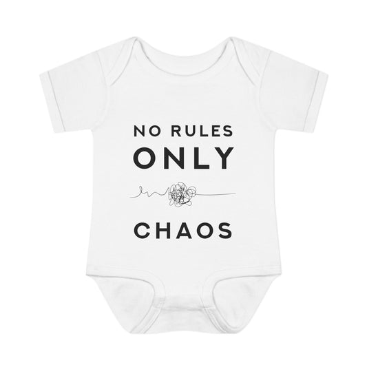 No Rules Only Chaos Baby Bodysuit