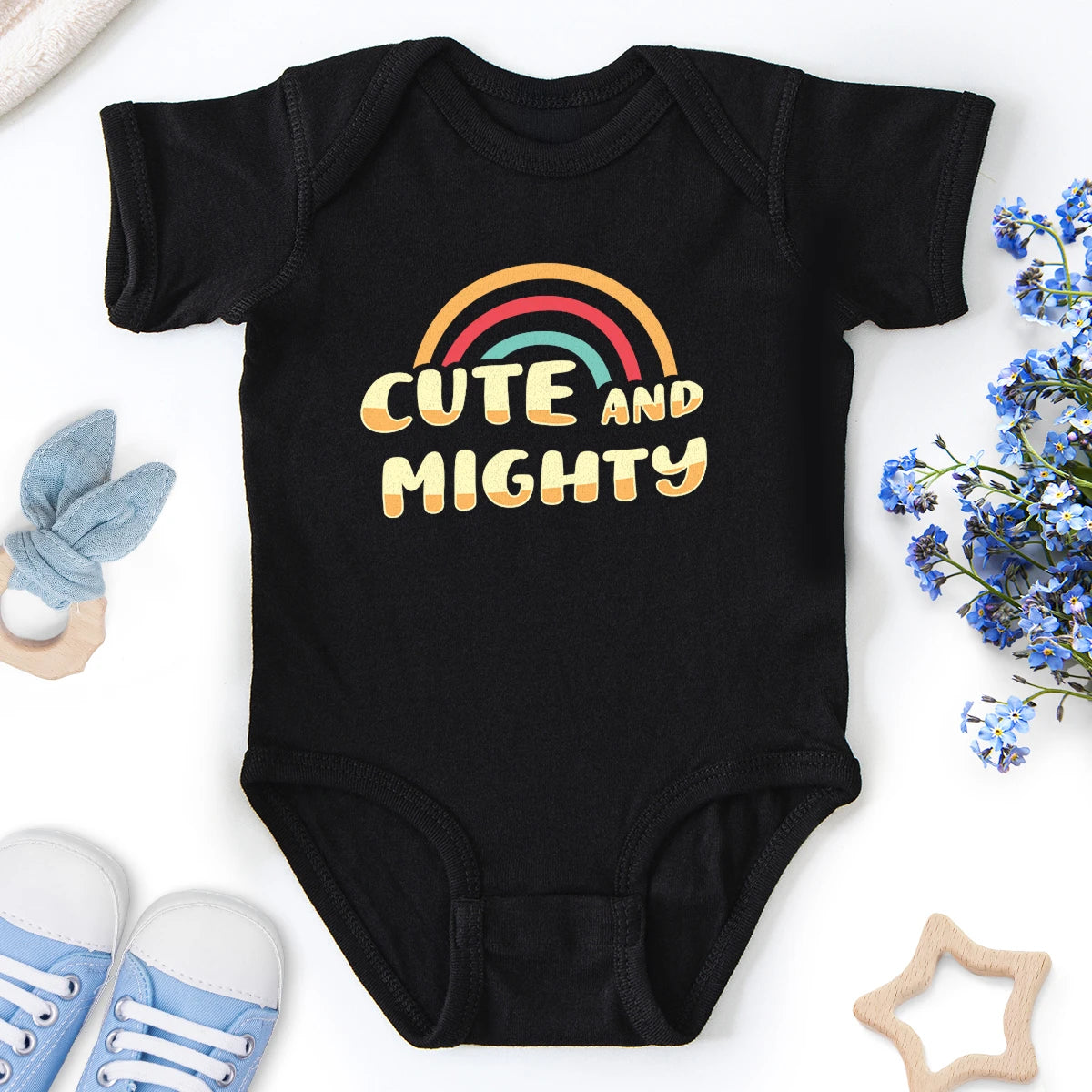 Cute and Mighty Baby Bodysuit