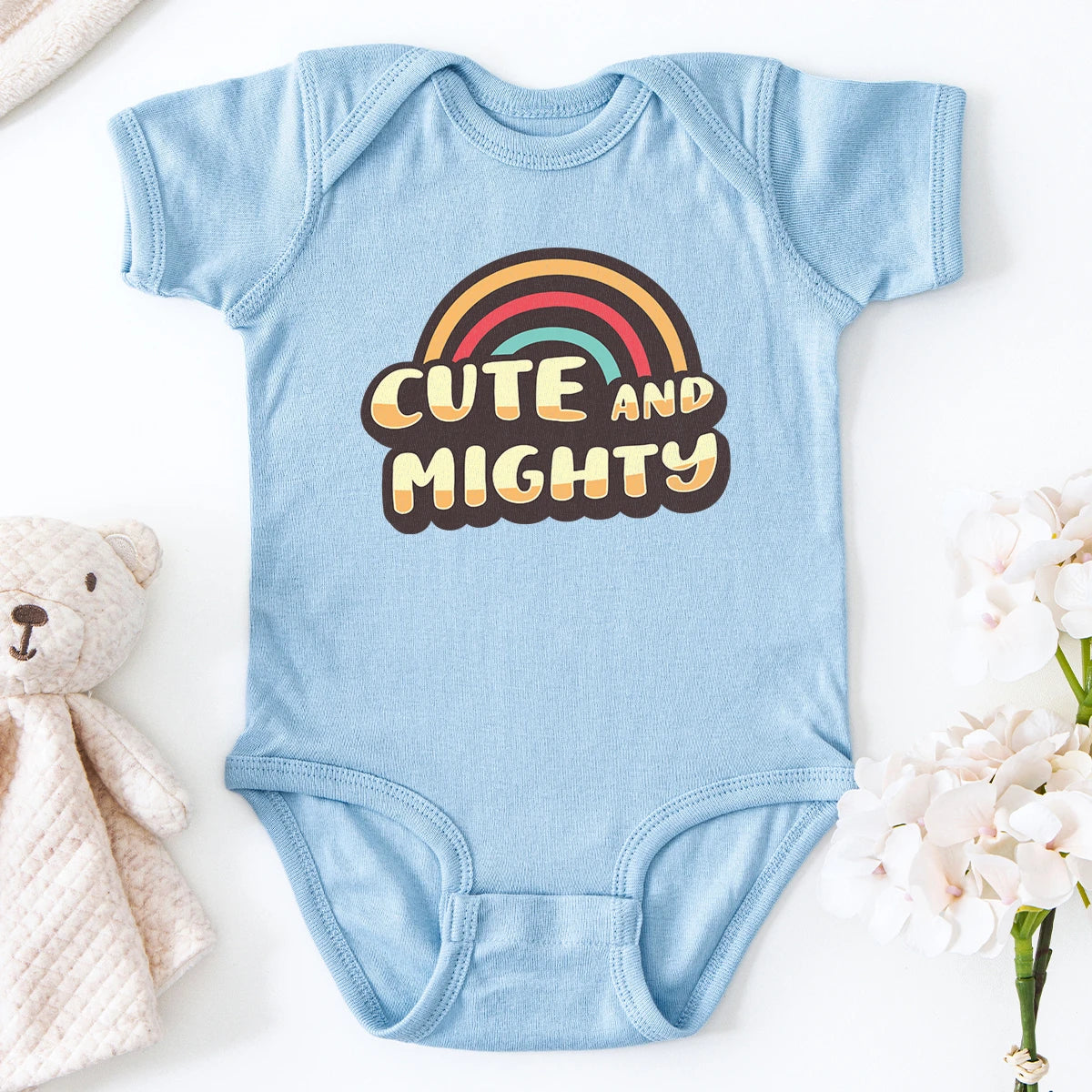Cute and Mighty Baby Bodysuit