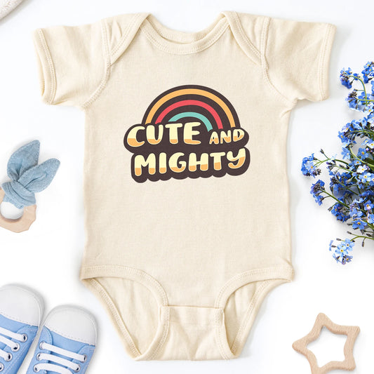 Cute and Mighty Baby Bodysuit