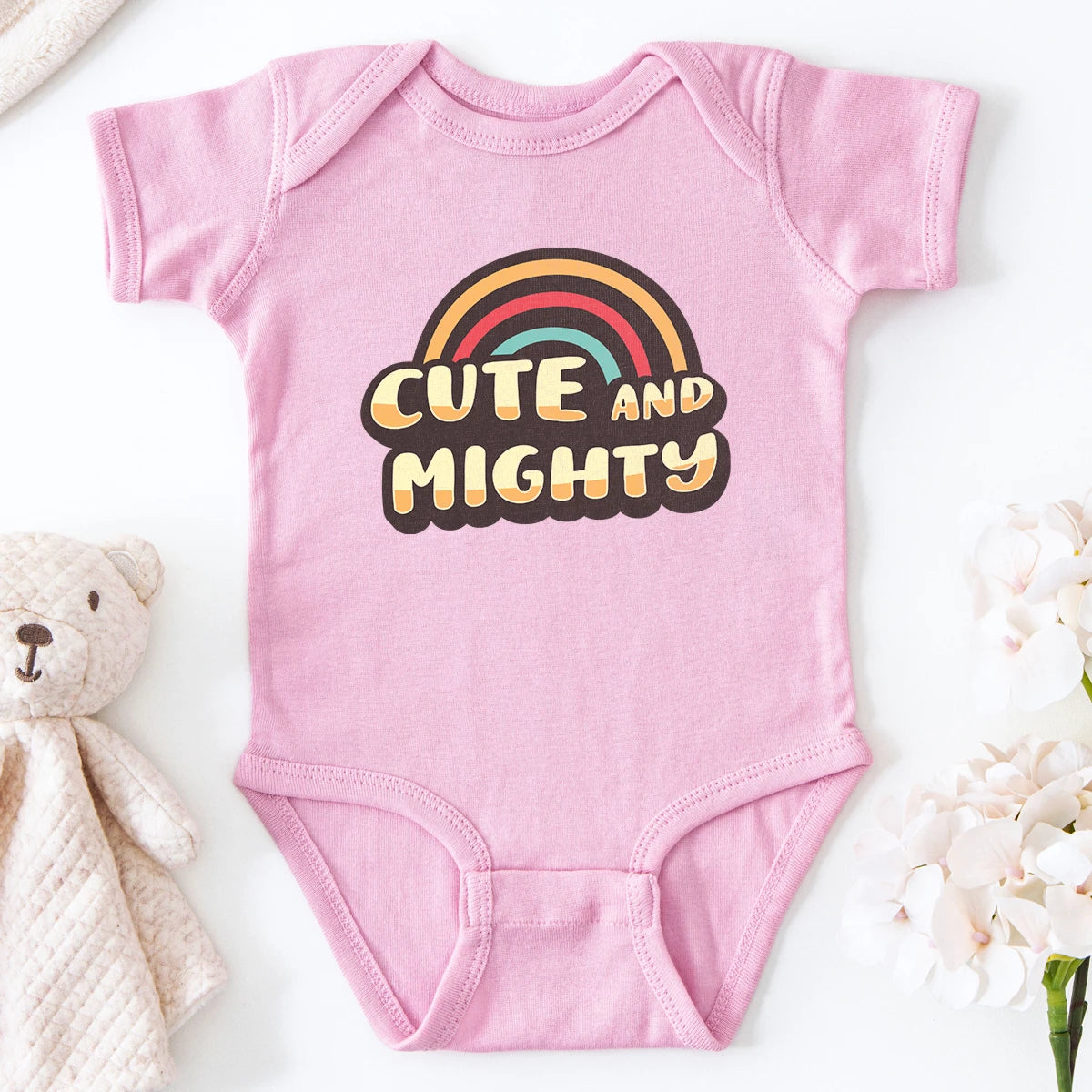 Cute and Mighty Baby Bodysuit