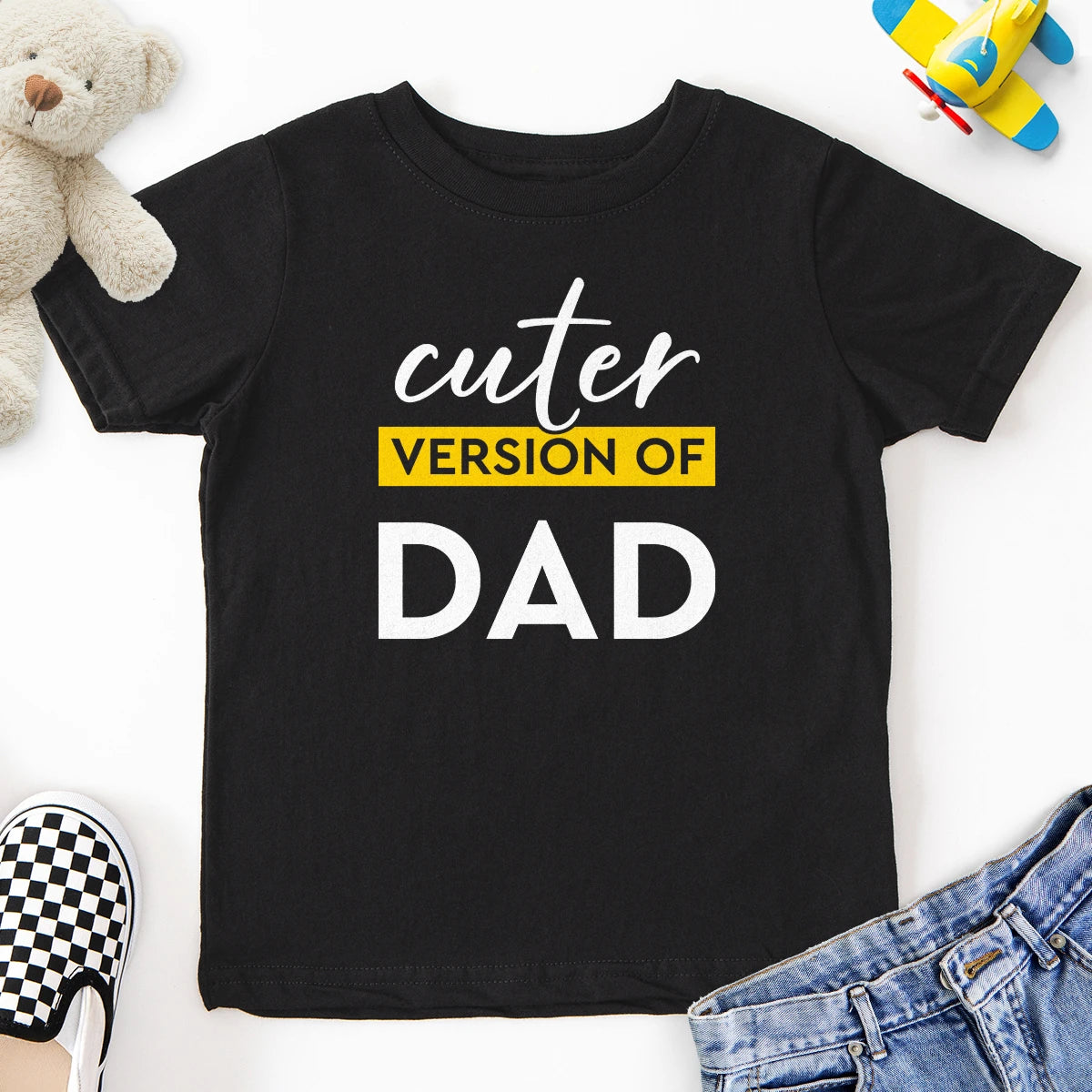 Cuter Version of Dad Kids Tee
