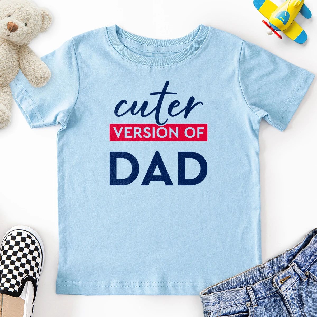 Cuter Version of Dad Kids Tee