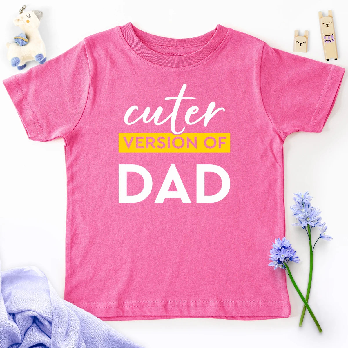 Cuter Version of Dad Kids Tee