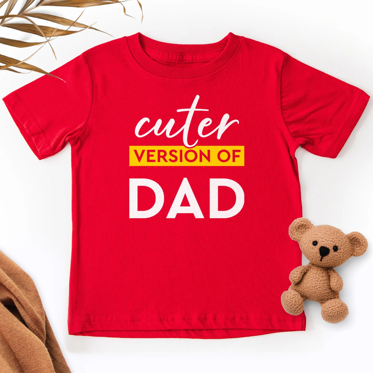 Cuter Version of Dad Kids Tee