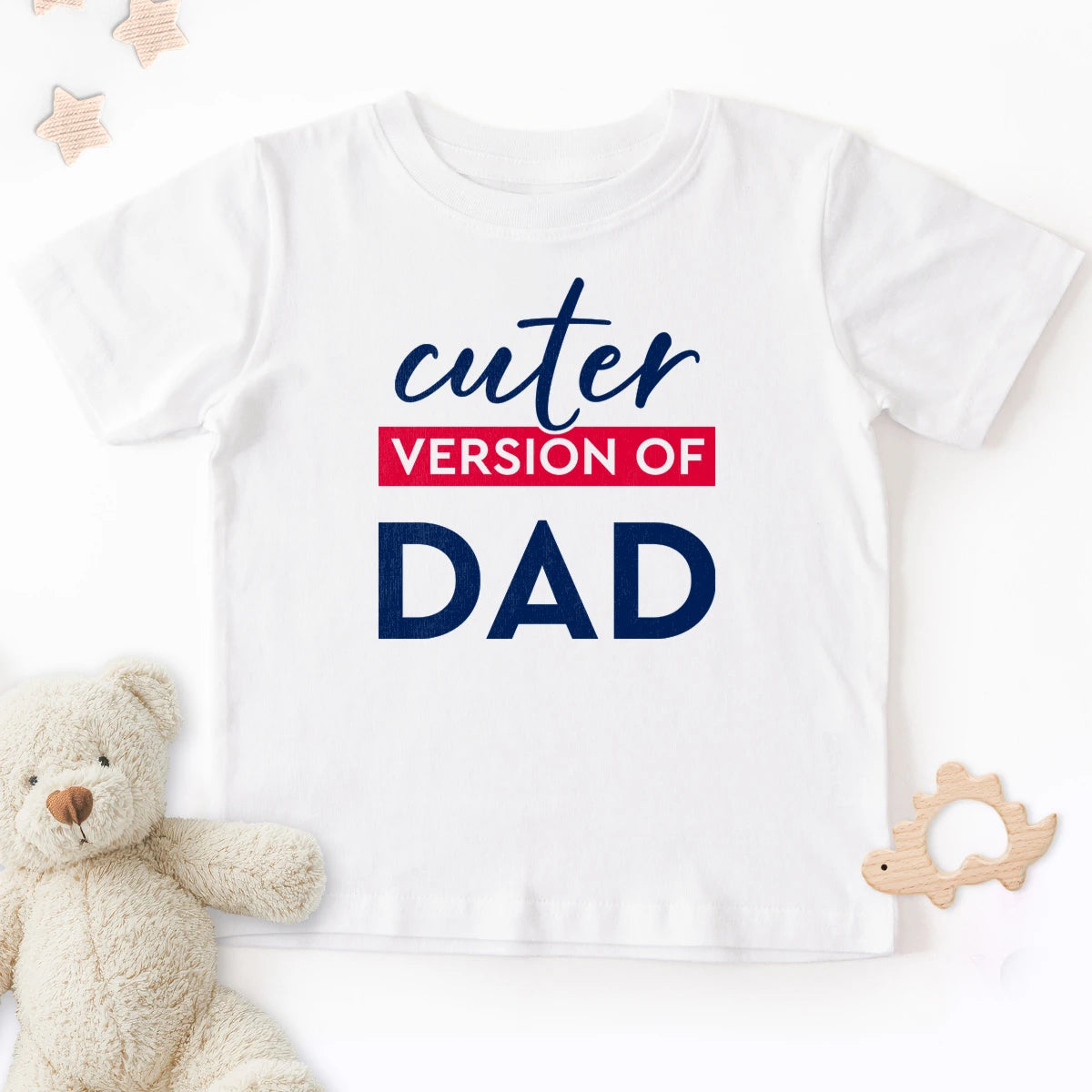 Cuter Version of Dad Kids Tee