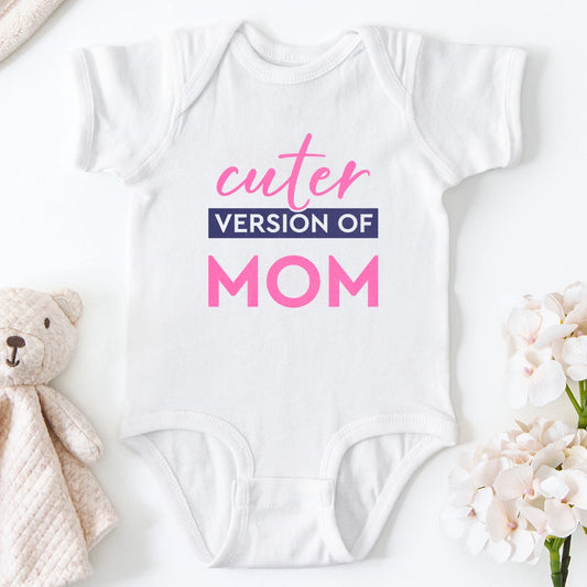 Cuter Version of Mom Baby Bodysuit