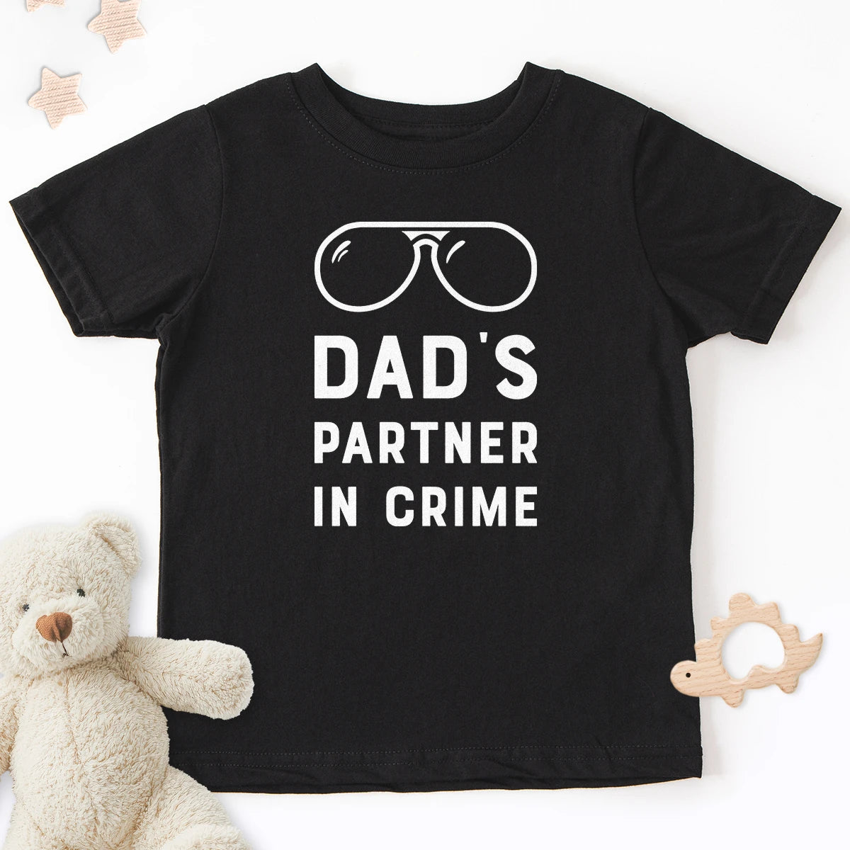 Dad's Partner In Crime Kids Tee