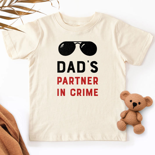 Dad's Partner In Crime Kids Tee