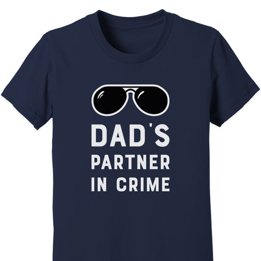 Dad's Partner In Crime Kids Tee