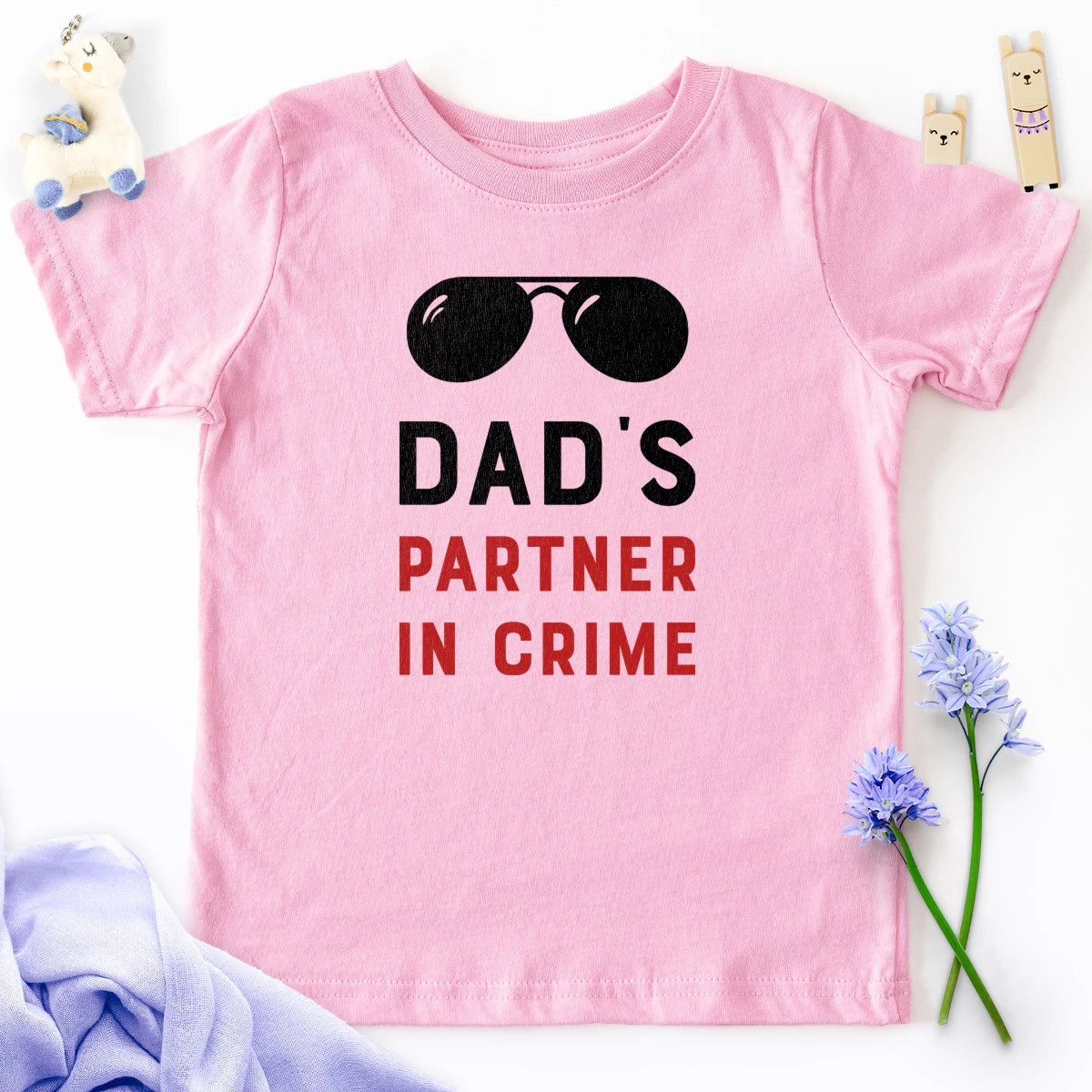 Dad's Partner In Crime Kids Tee