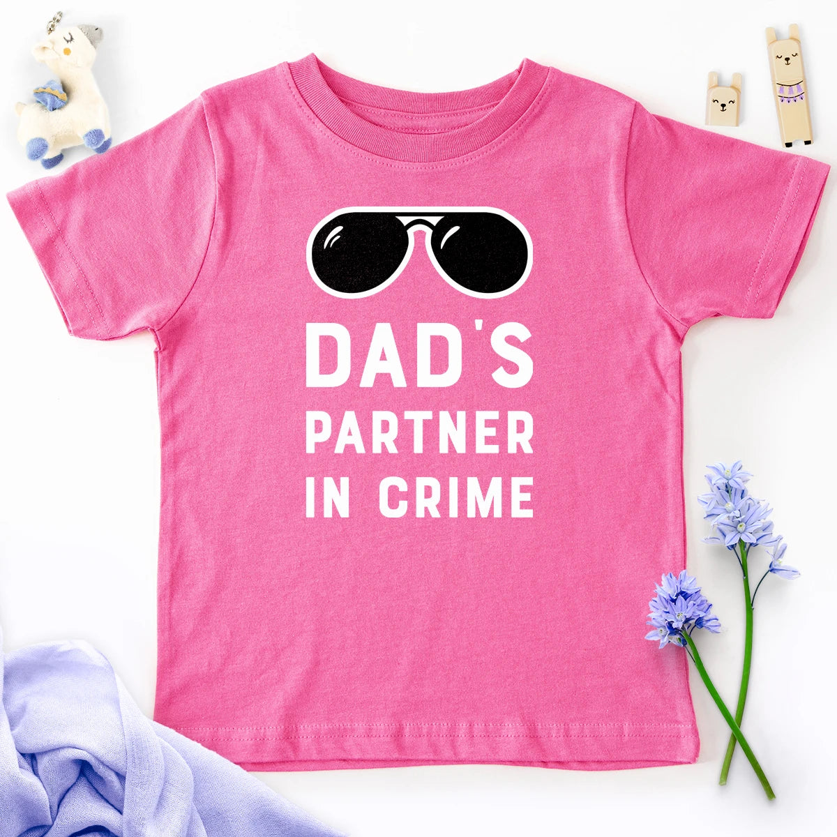 Dad's Partner In Crime Kids Tee