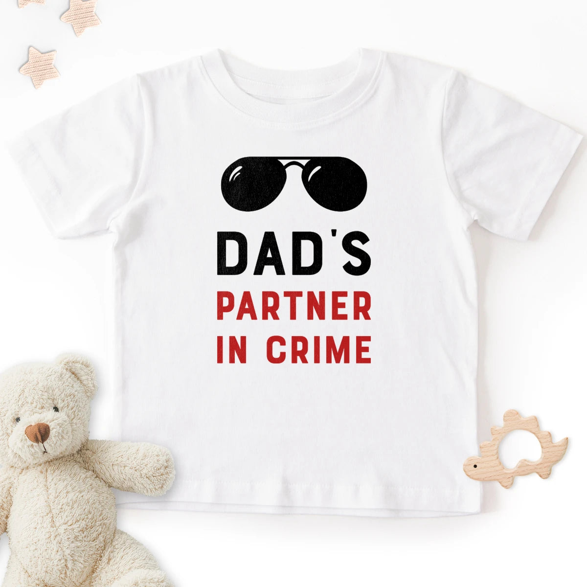 Dad's Partner In Crime Kids Tee